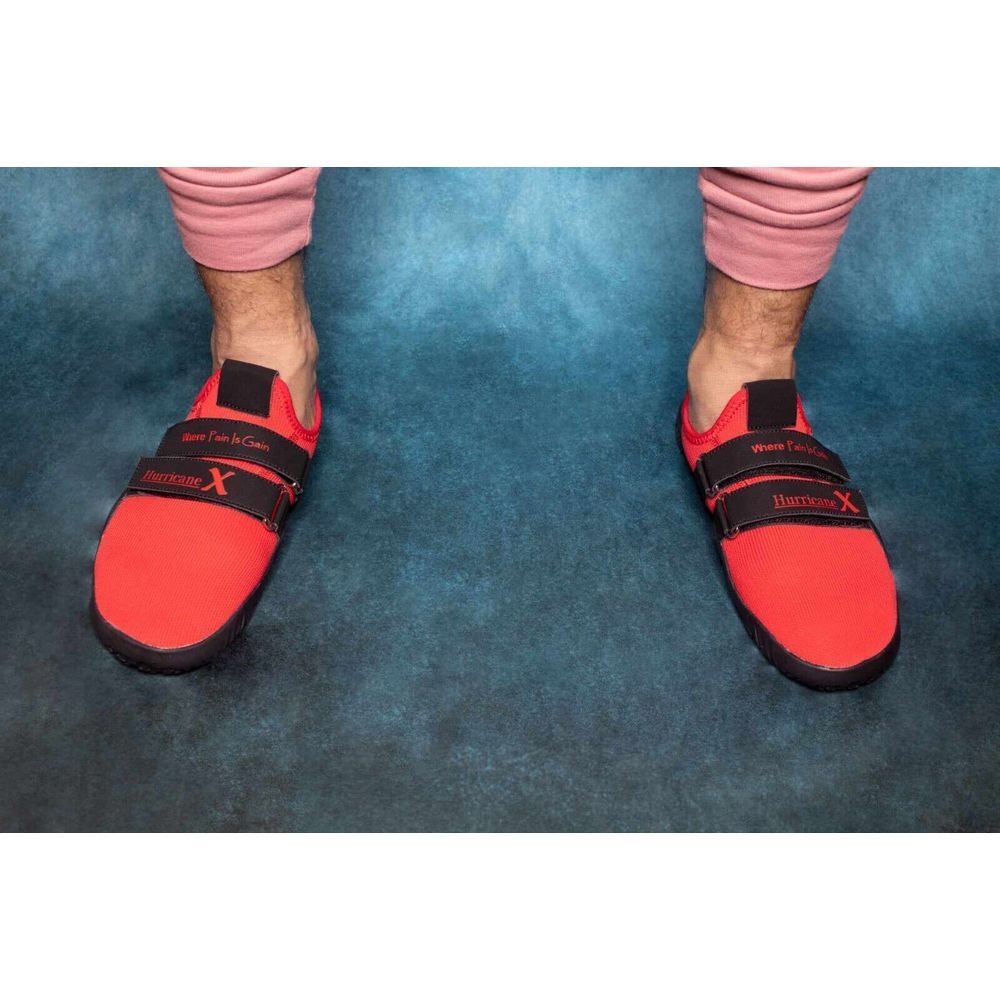 Size‎ 9 Hurricane X Men's Gym/Boxer Weighlifting Performance Comfort  Red Shoes - Picture 14 of 16
